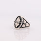 Black Hills Gold Sterling Silver Band. Heavy Black Hills Gold 925 Sterling Silver ring. st26