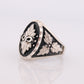 Black Hills Gold Sterling Silver Band. Heavy Black Hills Gold 925 Sterling Silver ring. st26