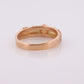 Black Hills Gold Ring. Diamond Ring. 10k Multi-Tone Gold. Black Hills Gold Design with diamond. Wedding Band st(62)