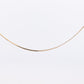 14k S link Serpentine chain necklace. Slink Italy Necklace 1.5mm wide 18.5in 2.3grams st(42)