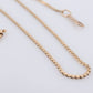 14k S link Serpentine chain necklace. Slink Italy Necklace 1.5mm wide 18.5in 2.3grams st(42)