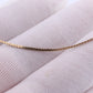 14k S link Serpentine chain necklace. Slink Italy Necklace 1.5mm wide 18.5in 2.3grams st(42)