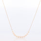 14k Akoya Pearl Necklace. Long Station Pearl Chain Necklace. 27in length 7mm AKOYA pearls. Layering Necklace. st(42)