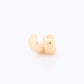 14k Gold Puffed Hollow HOOP Clip On Earrings. Large HOOP earrings Magnetic Hoops for Unpierced Ears. Wide Hoops. st72