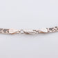 Herringbone Chain Necklace Dalmatians Tiger Panther Spot Designs. Sterling Silver Herringbone Zebra Pattern