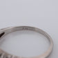 Antique Platinum Diamond eternity channel band. Art Deco diamond eternity infinity band.