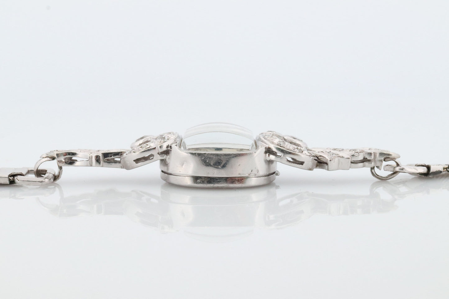 Lady Elgin watch. Lord Elgin Platinum and Diamond manual Ladies wristwatch. Platinum Diamond Mechanical watch.