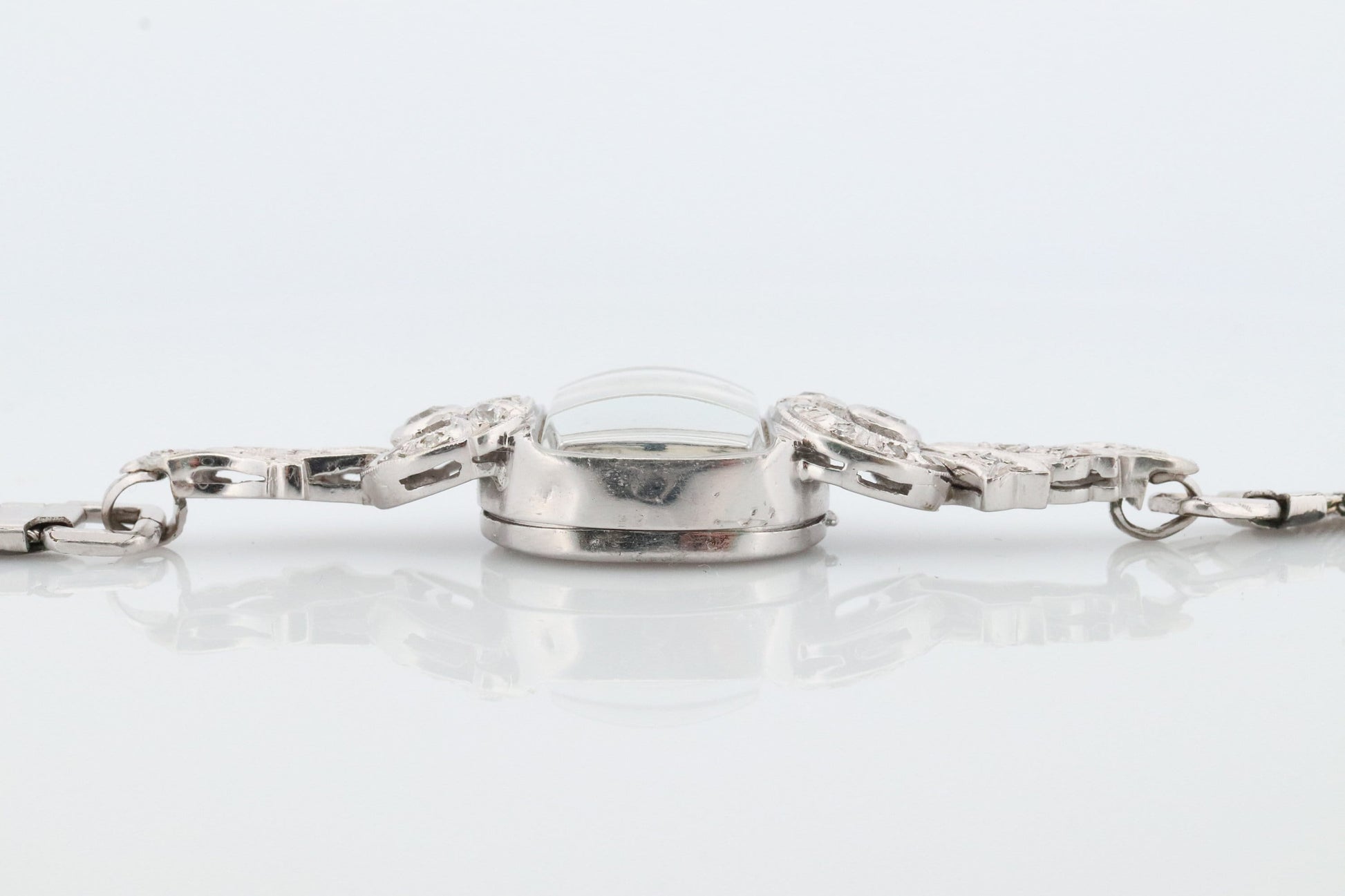 Lady Elgin watch. Lord Elgin Platinum and Diamond manual Ladies wristwatch. Platinum Diamond Mechanical watch.