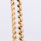 14k San Marco Bracelet. 14k Yellow Gold San Marco Fancy Macaroni Link Bracelet. 12.9grams.