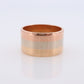 14k Wide Cigar band. W.R.&Co Vintage Tricolor Gold Ring. White Yellow Rose Gold Cigar Band.