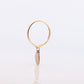 14k Dangle Charm ring. 14k Coin Medallion dangle ring. Round Charm Disk Disc band.