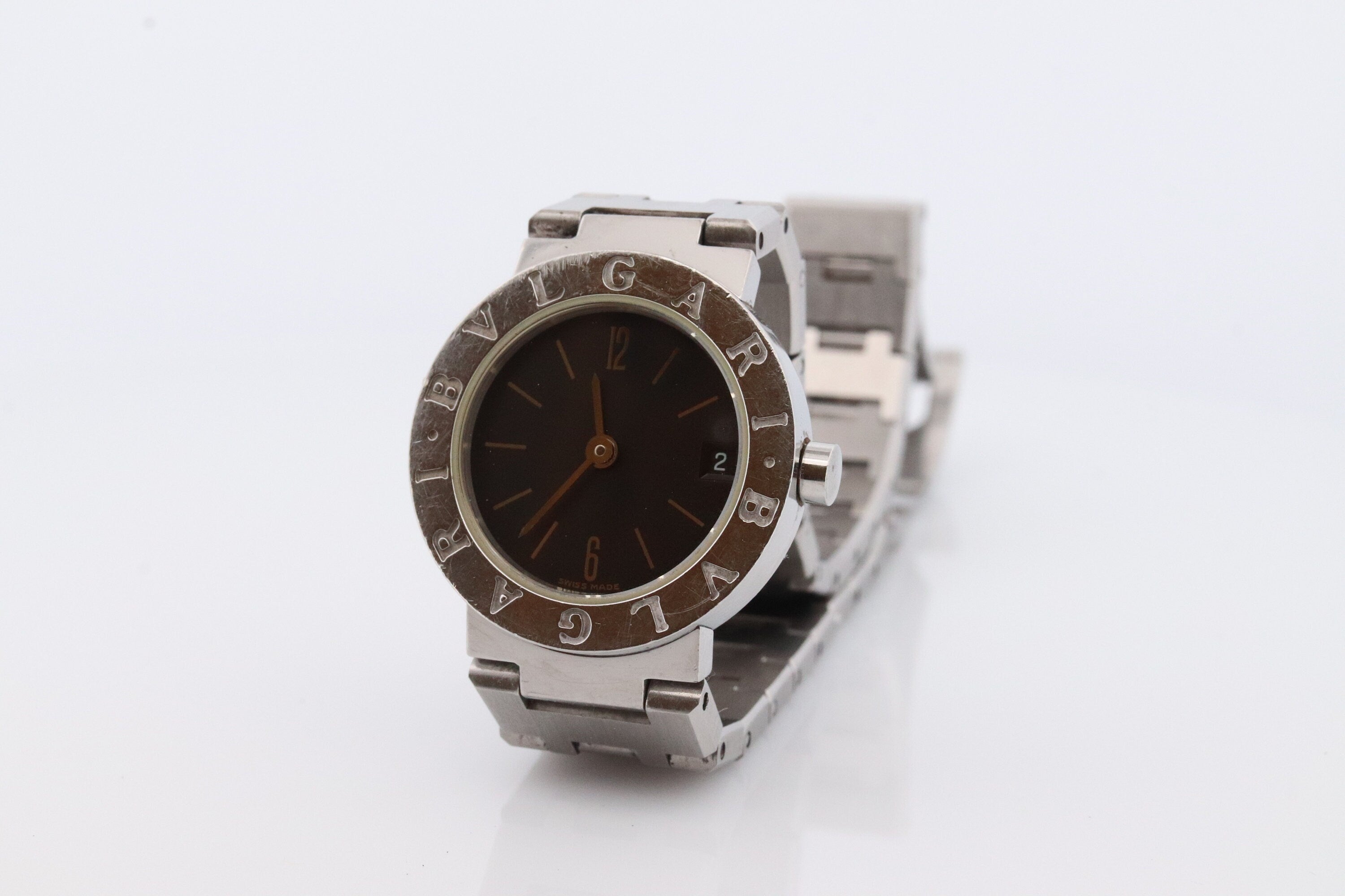 Vintage BVLGARI Watch. Bulgari BB 23 SS Stainless Steel