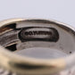 David Yurman ring Sterling and 14k Gold Heavy CABLE band