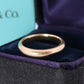 18k Tiffany and Co. band. 18k Tiffany Company wedding band. Comfort Fit Vintage Tiffany & Co band.