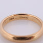 18k Tiffany and Co. band. 18k Tiffany Company wedding band. Comfort Fit Vintage Tiffany & Co band.