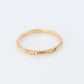 14k JR Wood Art Deco Blossom Flower of Love Engraved Design Band. Floral Blossom Jr Wood and Sons Ring. 14k Yellow Gold Antique.