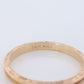 14k Engraved Band. 14k Yellow Gold Train Tracks and Floral Detailed engraving on the side. Fine Hand Engraved pattern ring. JAC