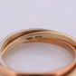 Vintage 18k Rolling Ring. Triple Ring. Interlocking ring. Tricolor Multicolor ITALIAN Wedding ring. 18k 750 Rolling Band 5.4grams
