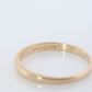 14k Band. 14k Yellow Gold thin half round band. Sz 7.75 2.5mm wide HILCO