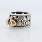 Saint by Sarah Jane 18k and Sterling Silver Bee wide Band. Bumblebee ring