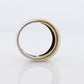 David Yurman ring Sterling and 14k Gold Heavy CABLE band