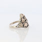Black Hills Gold ring. 925 Sterling Silver band. Sterling Silver Leaf Vine Black Hills ring.