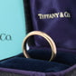 18k Tiffany and Co. band. 18k Tiffany Company wedding band. Comfort Fit Vintage Tiffany & Co band.