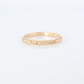 14k JR Wood Art Deco Blossom Flower of Love Engraved Design Band. Floral Blossom Jr Wood and Sons Ring. 14k Yellow Gold Antique.