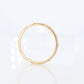 14k JR Wood Art Deco Blossom Flower of Love Engraved Design Band. Floral Blossom Jr Wood and Sons Ring. 14k Yellow Gold Antique.