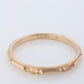 14k JR Wood Art Deco Blossom Flower of Love Engraved Design Band. Floral Blossom Jr Wood and Sons Ring. 14k Yellow Gold Antique.