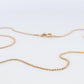 14k S link Serpentine chain necklace. Slink Italy Necklace 1.5mm wide 19in 3.1grams