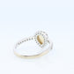 14k Moonstone Diamond Halo ring. Pear Rainbow Moonstone set with Diamonds. Diamond Halo Alternate Engagement ring.