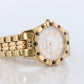Lucien Piccard watch Ladies. Stainless Steel Gold Tone with Sapphires and MOP Face. Women's Lucien Piccard watch.