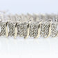 10k Diamond Tennis Bracelet. 10k S-LINK round diamond cluster Tennis bracelet. 2CTW JAFA wide tennis bracelet.