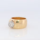 Vintage Tiffany and Co. Diamond Ring. Authentic Tiffany 18k Platinum Wide Diamond Dome Band. Picasso Diamond Cluster Ball . Extremely rare.