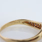 Mikimoto Ring. Vintage 18k Gold Mikimoto Diamond Pave ring. Mikimoto Diamond Cluster Bombe band. Mikimoto wave.