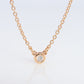 Vintage Tiffany and Co. Necklace. Elsa Peretti Diamond by the Yard Solitaire Necklace. 18k Yellow Gold