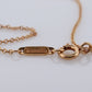Vintage Tiffany and Co. Necklace. 18k Gold T&Co X Crossover Pendant and Necklace. Paloma Picasso