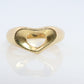 Vintage Tiffany and Co. Ring. Authentic Tiffany 18k Heart Band. Open Heart Elsa Peretti Ring.
