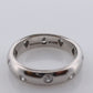 Vintage Tiffany and Co. Diamond Ring. Etoile Ring. Authentic Tiffany Platinum Diamond Eternity Band. T&CO Pt950 Bezel set diamond.