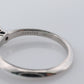 Vintage Tiffany and Co. Diamond Ring. Authentic Tiffany Platinum Diamond Solitaire Ring. T&CO Engagement ring