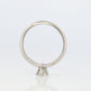Vintage Tiffany and Co. Diamond Ring. Authentic 0.36ct Tiffany Platinum Diamond Solitaire Ring. T&CO Engagement ring