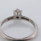 Vintage Tiffany and Co. Diamond Ring. Authentic 0.36ct Tiffany Platinum Diamond Solitaire Ring. T&CO Engagement ring