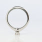 Vintage Tiffany and Co. Diamond Ring. Authentic 0.17ct Tiffany Platinum Diamond Solitaire Ring. T&CO Engagement ring