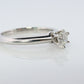 Vintage Tiffany and Co. Diamond Ring. Authentic 0.30ct Tiffany Platinum Diamond Solitaire Ring. T&CO Engagement ring