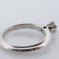 Vintage Tiffany and Co. Diamond Ring. Authentic 0.30ct Tiffany Platinum Diamond Solitaire Ring. T&CO Engagement ring