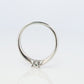 Vintage Tiffany and Co. Diamond Ring. Authentic 0.22ct Tiffany HARMONY Platinum Diamond Solitaire Ring. T&CO Engagement ring