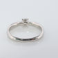 Vintage Tiffany and Co. Diamond Ring. Authentic 0.22ct Tiffany HARMONY Platinum Diamond Solitaire Ring. T&CO Engagement ring