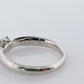 Vintage Tiffany and Co. Diamond Ring. Authentic 0.22ct Tiffany HARMONY Platinum Diamond Solitaire Ring. T&CO Engagement ring