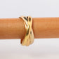Vintage Cartier 18k Ring. Authentic 1960s Cartier Trinity Tricolor Rolling Band. 18k 750 Gold Ring. Size 4.75